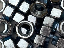 3/8-24 FINISHED HEX NUT GRADE 5 ZINC PLATED - 50 PIECE PACK- NEW