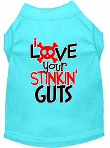 Love your Stinkin Guts Screen Print Pet Puppy Cat Dog Shirt - Picture 13 of 26