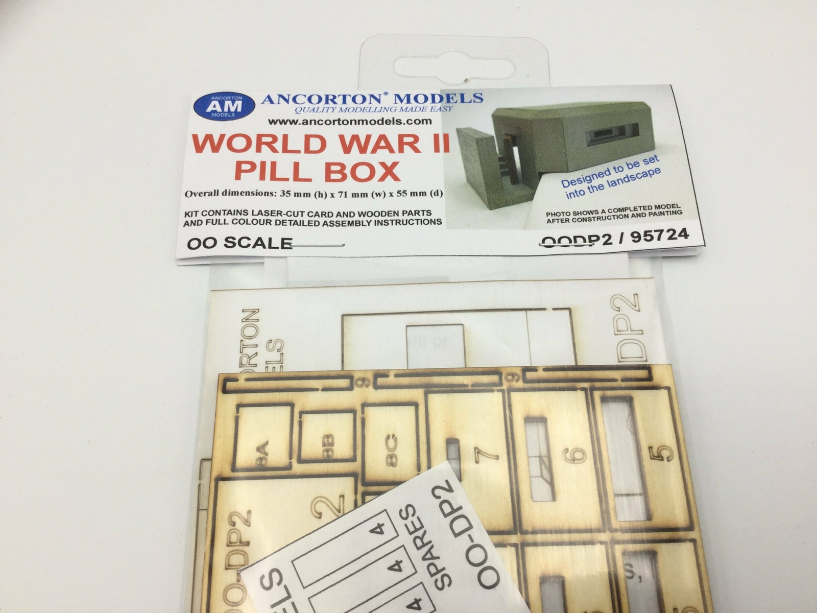 Ancorton 95724 OO Gauge WWII Pill Box (Type 28) Laser Cut Kit eBay