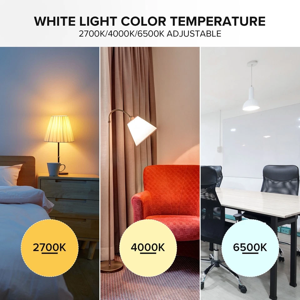 SANSI RGB Light Bulb Timing Dimmable 2000LM 120W Equiv. A21 LED Color W/Remote - Image 2 of 4