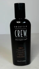 AMERICAN CREW CLASSIC 3-IN-1 SHAMPOO,CONDITIONER AND BODY WASH 3.3 OZ / 100 ML