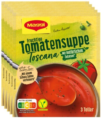 Maggi Guten Appetit Tomaten Creme Suppe Toscana - Tomatensuppe - 5 Beutel