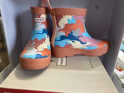 New Hunter [UK1/2B/3G Big Kids PLAY™ Water Camo Short Rain