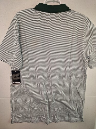 BAYLOR BEARS Men's Large Striped POLO SHIRT Embroidered logo Colosseum NWT - Picture 3 of 3