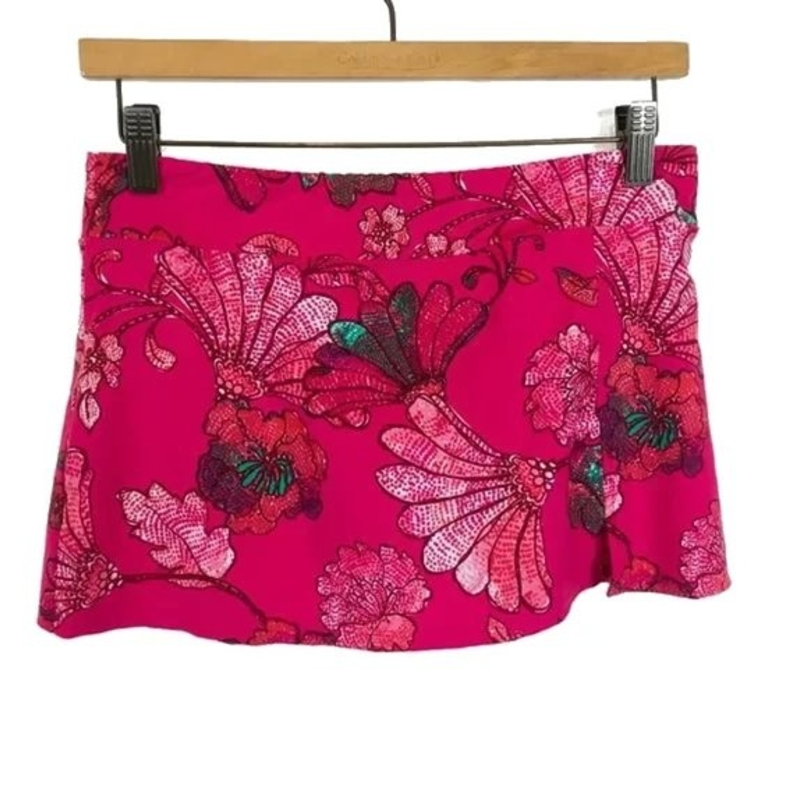 NWT Womens Size 4 Hill Fuchsia Floral Multicolor Signature Swim