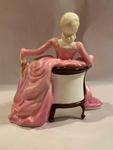 Coalport Ladies of Fashion Polly Figurine Bone China Woman in Pink Dress - Picture 4 of 7