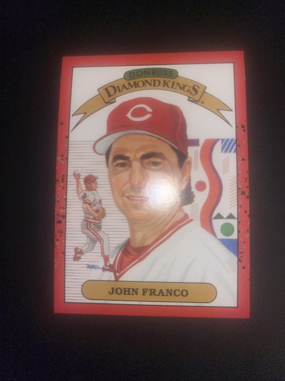 1990 Donruss #14 John Franco Diamond Kings Cincinnati Reds