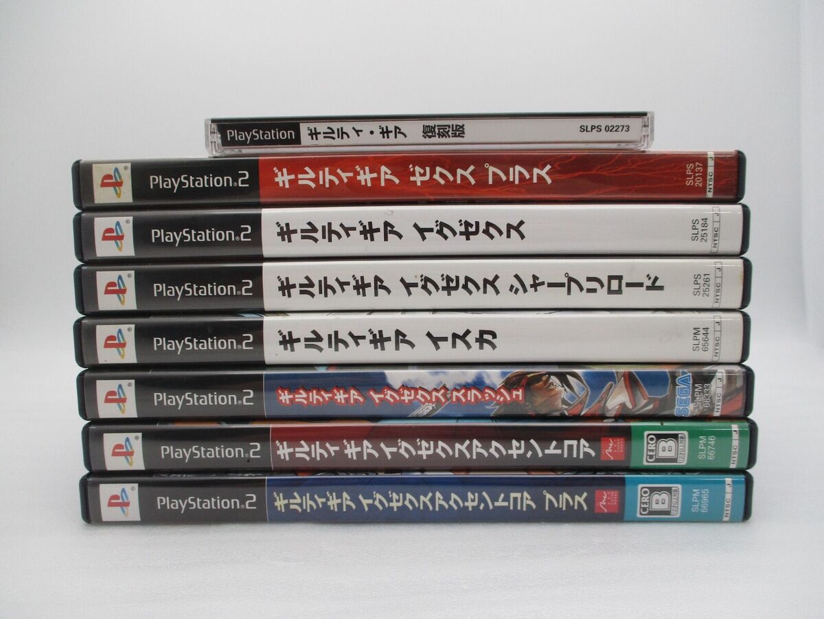 PS1 PS2 GUILTY GEAR ISUKA X Plus XX XX SLASH XX #RELOAD PS1 PS2 GUILTY GEAR ISUKA X Plus XX XX SLASH XX #RELOAD
