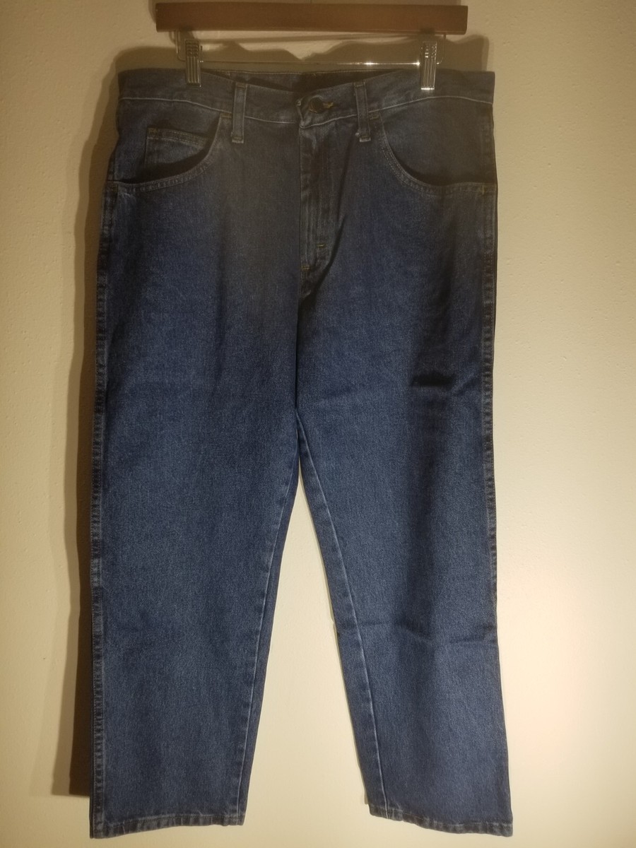 Rustler Classic Men Relaxed Fit Heavyweight Denim Jeans Size 34X29 New With  Tags