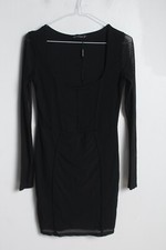 Pretty Little Thing Womens Lace Armed Dress - Black - Size 10 (ZE3)