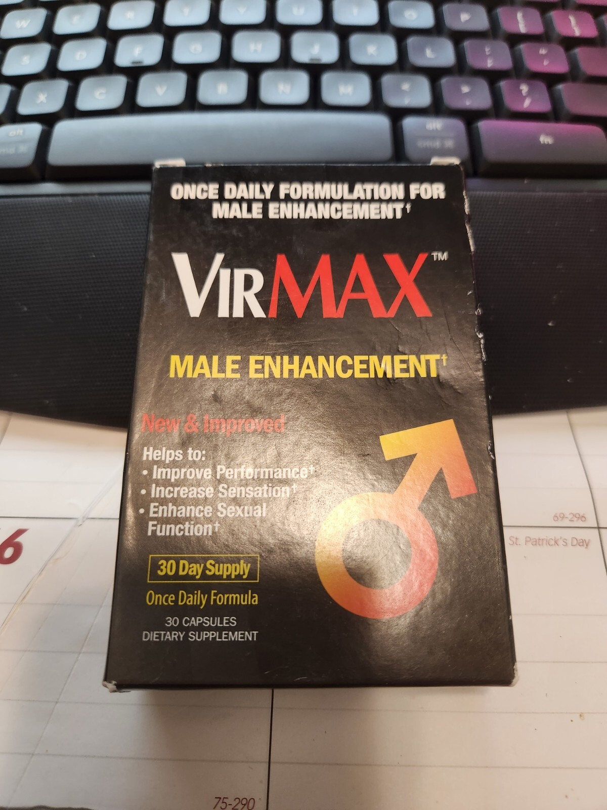 VirMax Men's Male Enhancement 30 Capsules eBay