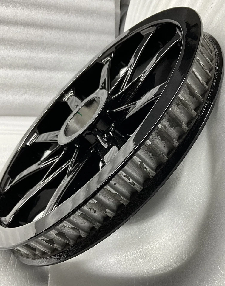 Polea de piñón trasera Indian 2014-23 Chieftain Roadmaster negra intercambio OEM Foto 4 de 4