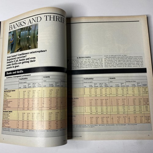Forbes Magazine January 13, 1986 38th Annual Report on American Industry - Picture 4 of 5
