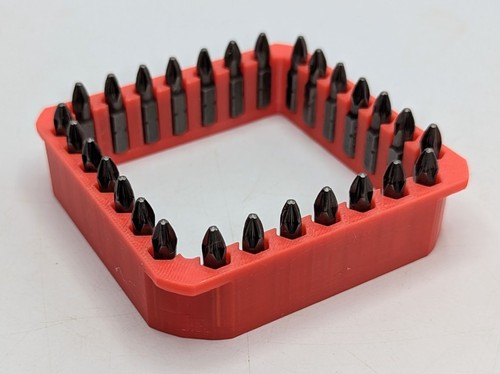 28 Hex Bit Holder Space Saving for Milwaukee Packout Organiser Case Containers - Picture 16 of 31