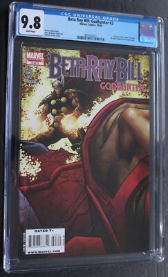 BETA RAY BILL GODHUNTER #3 vs GALACTUS MCU GOTG 2009 Silver Surfer Ti Ra CGC 9.8