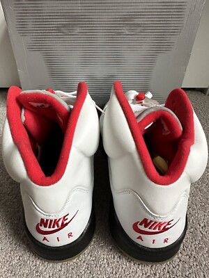 Nike Air Jordan 5 (V) Retro 2000 Fire Red 136027-101 Size 11 DS
