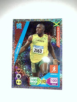 RARE 251 Usain Bolt Panini Adrenalyn XL Trading Card Game London 2012 Olympics