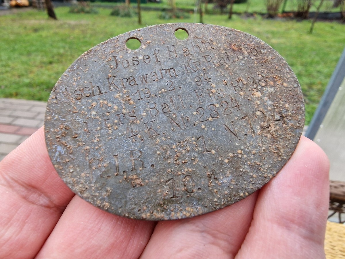 WW1 Original German ID Dog Tag. Battlefield relic | eBay