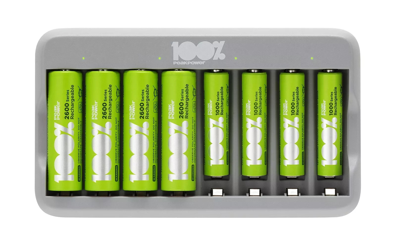 Chargeur 8 piles AA AAA Minh pour les jouets et manettes de jeux