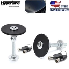 Racing Engine Hood Pin Latch Kit Bonnet Flush Plus With Keys