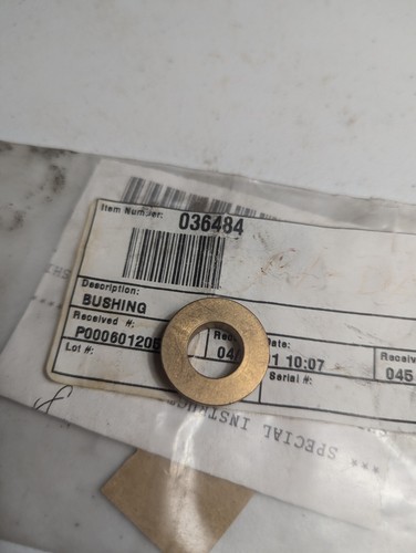OEM Vickers Pump Brass Bushing CSC-G4 036484 - Picture 3 of 5