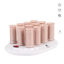 Calista Tools Ion Hot Rollers 12 - 1" Short, 1.25" Medium Clips Pink