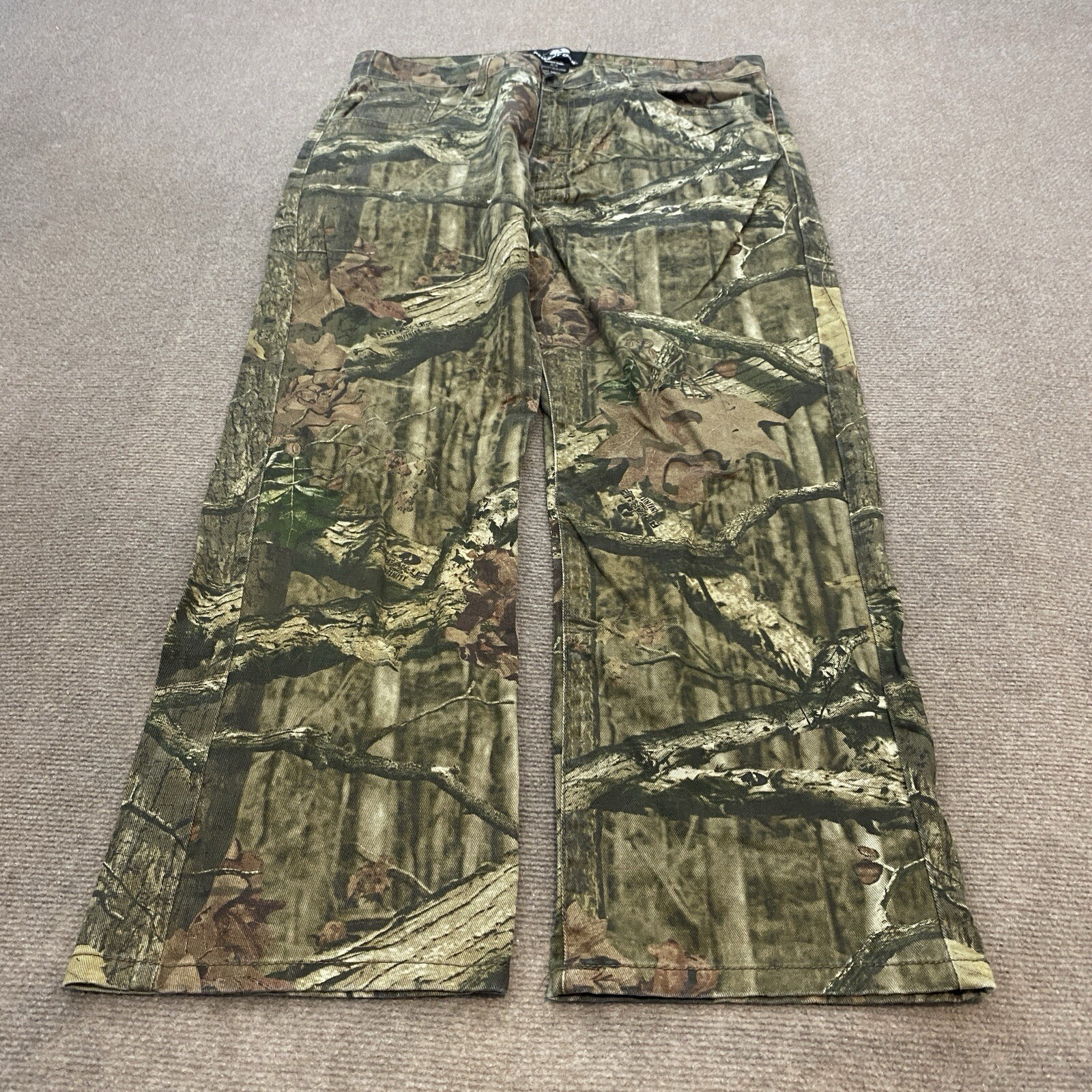 Mossy Oak Break-Up Infinity Camo Cotton Hunting Pants 36x28 Outdoor Workwear