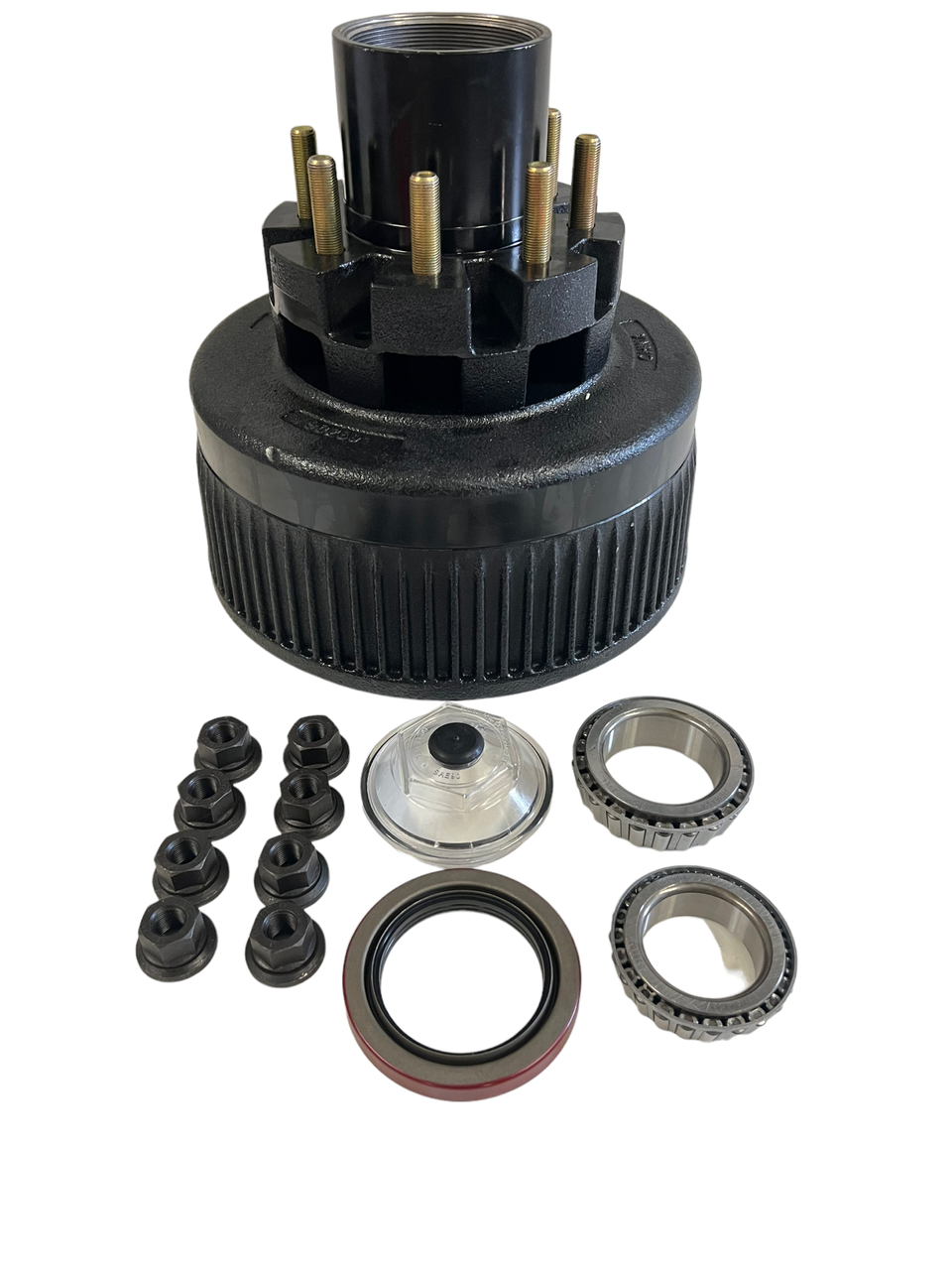 12k Trailer Hub & Drum KIT for Dexter Axles With Swivel Flange Nuts