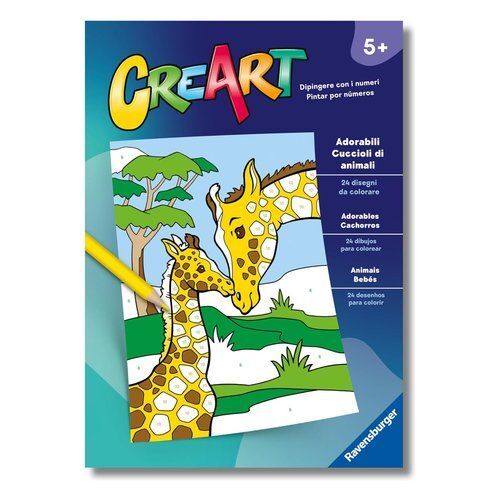 Creativo Ravensburger 13096002 CREART Libro da colorare Adorabili Cucc - Foto 1 di 1