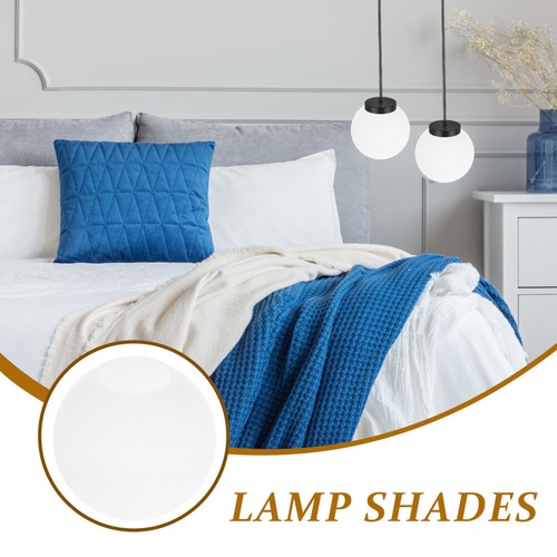 Round Glass Globe Lampshade for Pendant Light Textured Globe Lampshade Ceiling - Picture 7 of 12