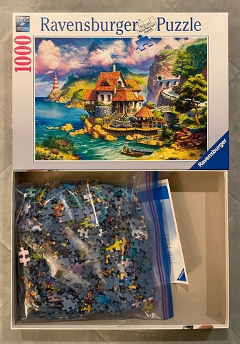 Ravensburger Puzzle THE CLIFF HOUSE, 1000 Pieces, Landscape, Artworld, 2019 - Picture 3 of 6