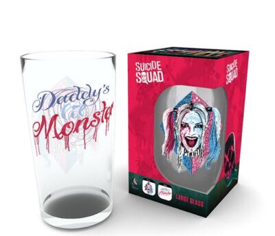 HARLEY QUINN SUICIDE SQUAD DADDYS LIL MONSTER TRINKGLAS TUMBLER GB
