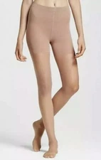 Maidenform Pantyhose Womens Large Nude Power Slimming Control Top Single Pair L