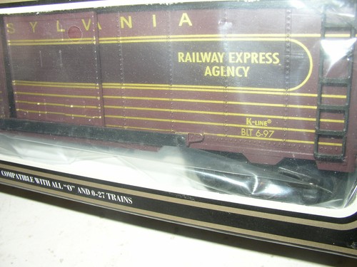 K Line K641-1892 KCC PRR Express Classic Boxcar NEW Railway Express - Picture 2 of 3