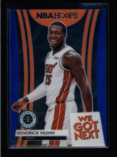 KENDRICK NUNN 2019/20 HOOPS PREMIUM STOCK #20 WE GOT NEXT BLUE PRIZM RC BA3502