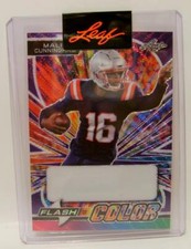 MALIK CUNNINGHAM PROOF 1/1 LEAF FLASH COLOR FOOTBALL 2023