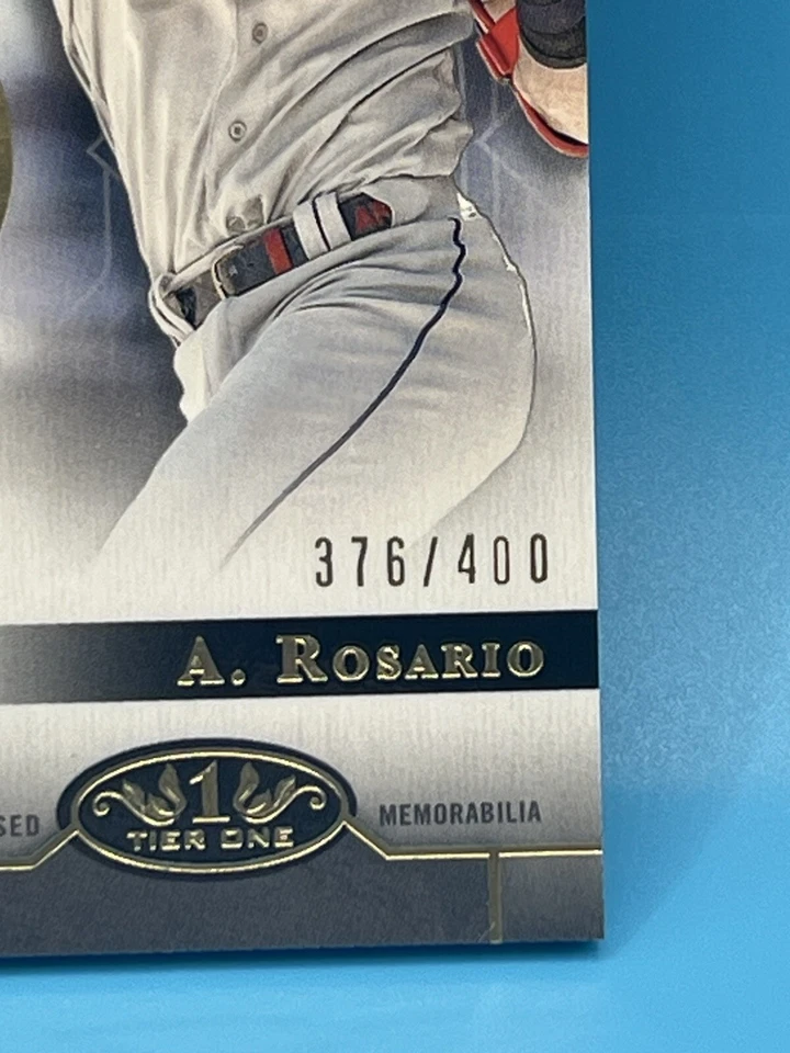 Amed Rosario 376/400 Game Used Tier 1 Relic Card 2023 Topps #TIR-ARO  - Image 3 of 3