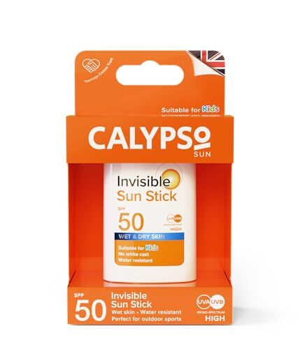 Calypso Invisible Sun Stick SPF50 Sun Protection for Wet and Dry Skin 15g