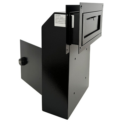 Locking Door Drop Box with Combination Lock   Steel Mailbox with Rear Access
