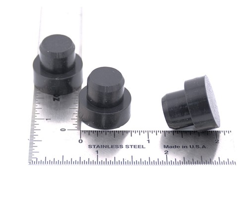 Steck Gummifüße Universal Anwendungen schwarz 4 Größen 4 Fuß pro Packung - Bild 9 von 23