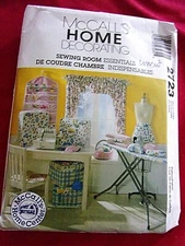 HOME DECOR UNCUT MCCALLS# 2723 SEWING ROOM ESSENTIALS   SEWING PATTERN 