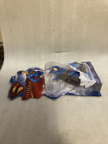Superman Returns UP, UP, and AWAY Figure Mattel DC Comics 2006 MOC NIP NOS - Picture 3 of 4