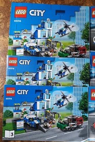 INSTRUCTIONS ONLY - LEGO 60316 City Police Station & 60139 Police Mobile Command