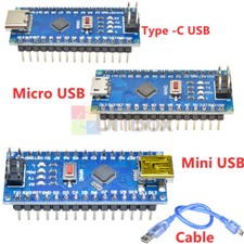 Nano V3.0 ATmega328P CH340G Controller Board USB 5V 16M Welded For Arduino