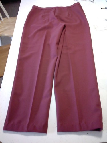 Bend Over Maroon Pants Size 18 Average Women Polyester - Picture 6 of 6