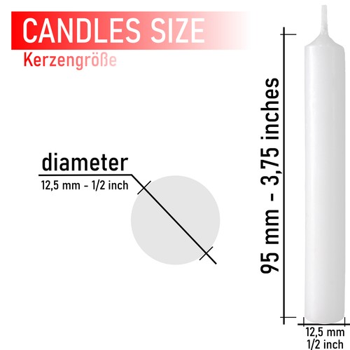 Velas de árbol de Navidad Eika Premium - Juego de 20 - Hechas en Europa - Sin aroma - Imagen 63 de 82