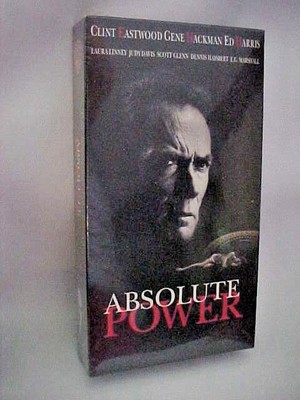 Absolute Power Sealed New VHS 1997 Clint Eastwood Gene Hackman