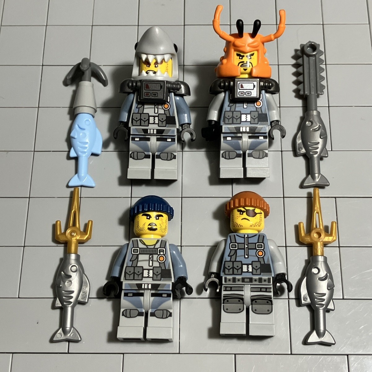 LEGO Ninjago Shark Army Minifigure Lot Thug Jelly Jellyfish