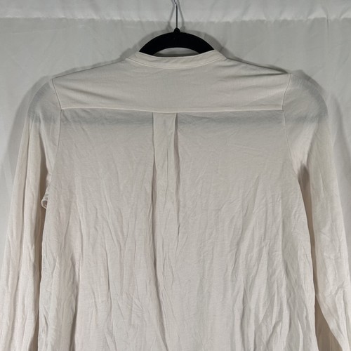 Polo Ralph Lauren Girls 12 14 Large White Button Up Long Sleeve Crew Neck Cotton - Picture 7 of 8