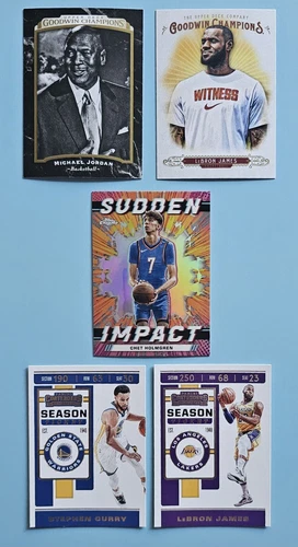 2023-24 Topps Chrome RC Chet Hologren Refractor SP + Lebron James Steph Curry